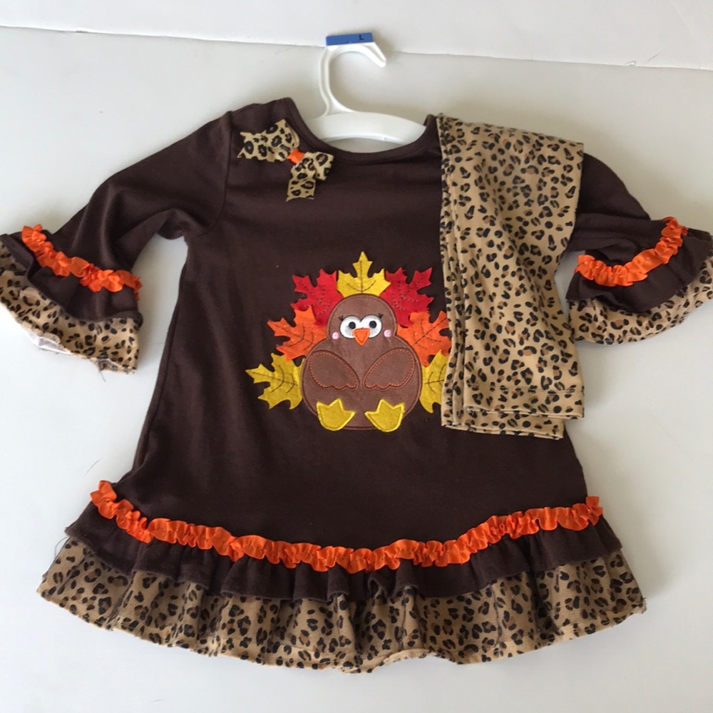 Rare additions Fall toddler girl size 3T dress set